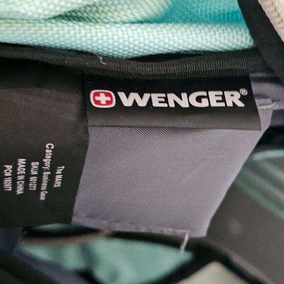 Wegner Swiss Gear "The Mars" Business Backpack in Mint, grey and white - Picture 12 of 12